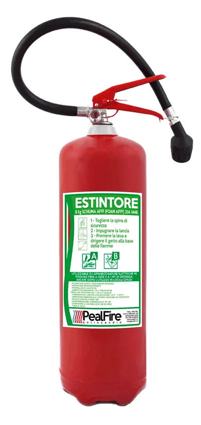 Estintore idrico per spegnimento incendi