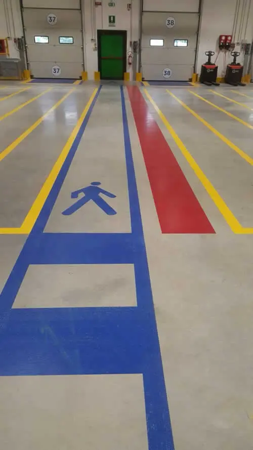 Segnaletica di un’officina
